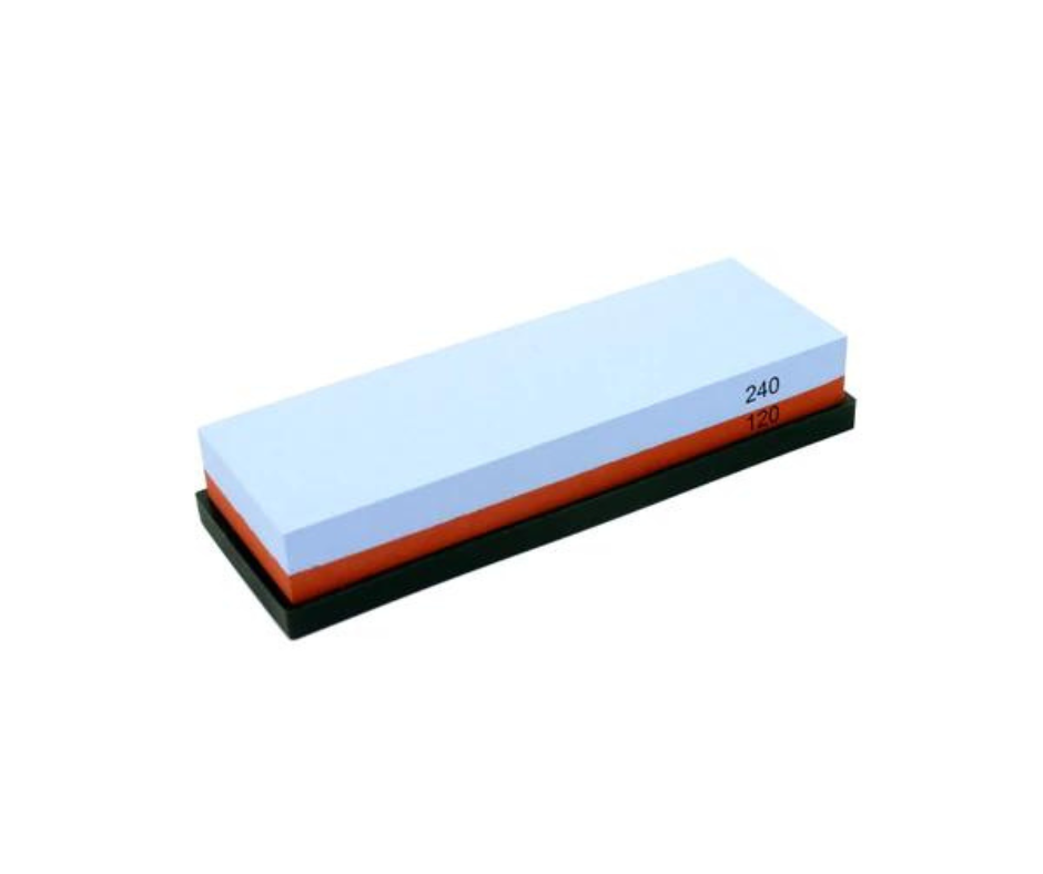 NIREY Aluminium Oxide Combination Whetstone120/240 - 180 x 60mm (On Silicon Base)