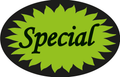Label - Special Green Star Rolll of 1000