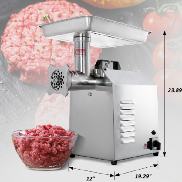 Electric Meat Grinder / Mixer Dimensions