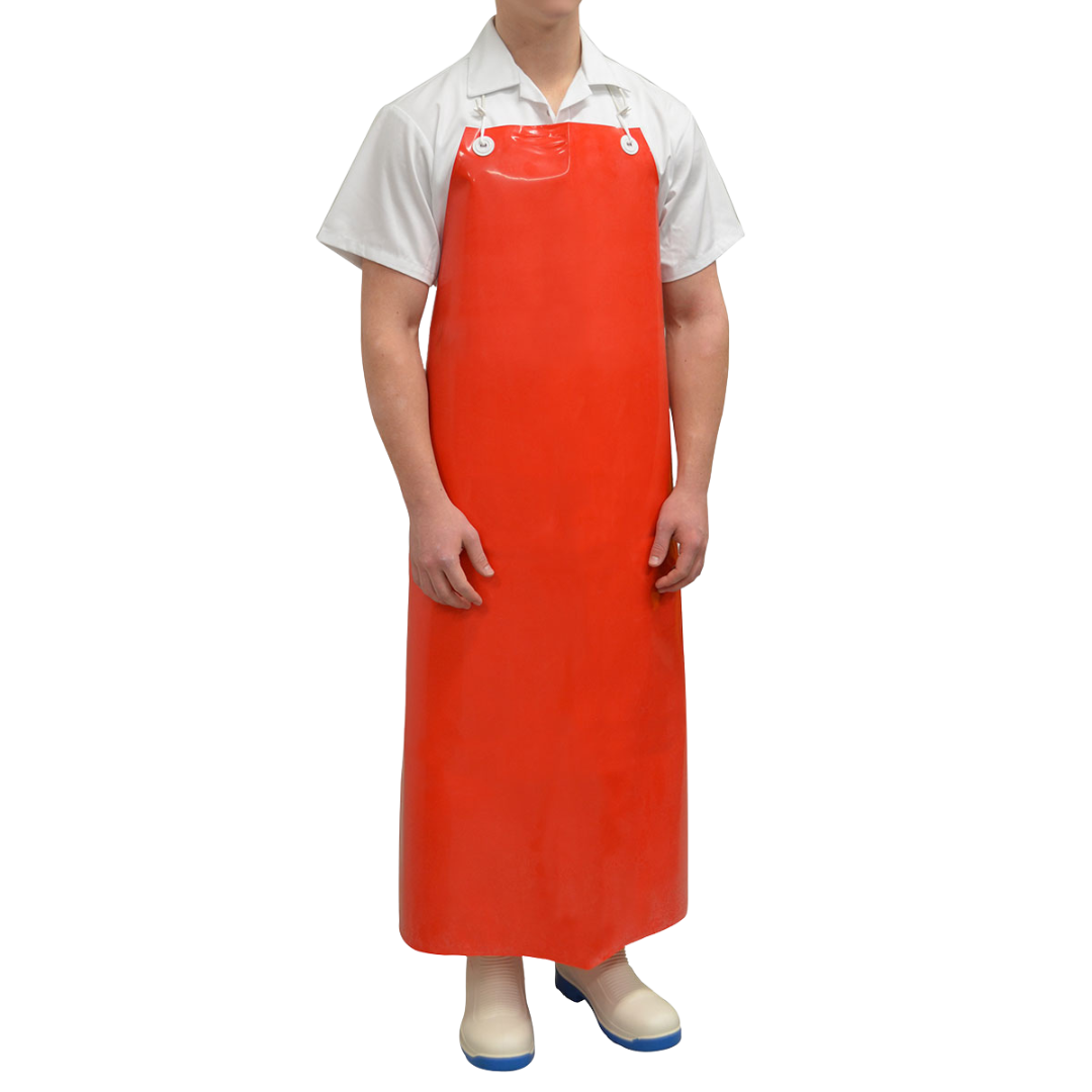 TPU Washup Apron - Red - 900 x 1200m with Bungee Cord