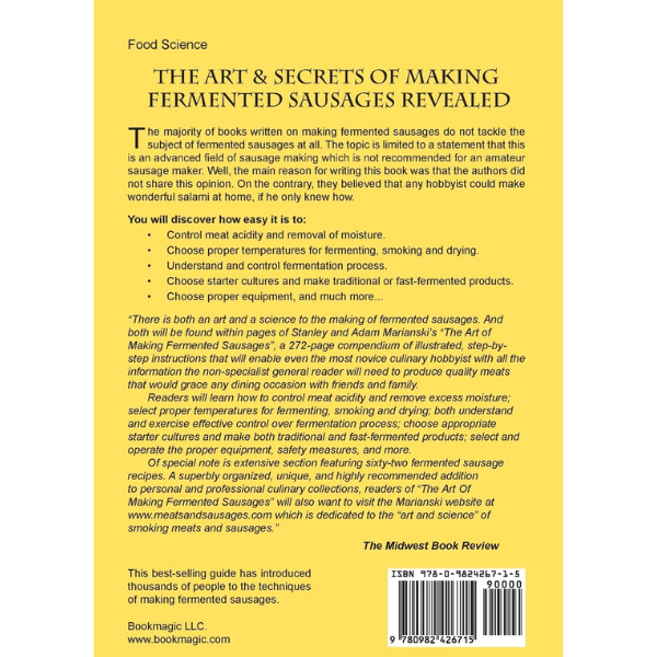 The Art of Making Fermented Sausages Book