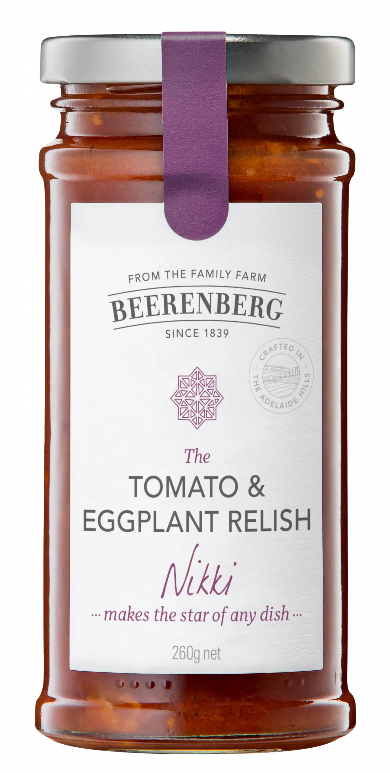Beerenberg Tomato & Eggplant Relish 260g