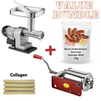 Tre Spade Sausage Making Starter Kit with Bacon & Mushroom Sausage Meal