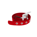 Butchers Belt Small (Waist 81-99cm) - Red Includes Steel Holder