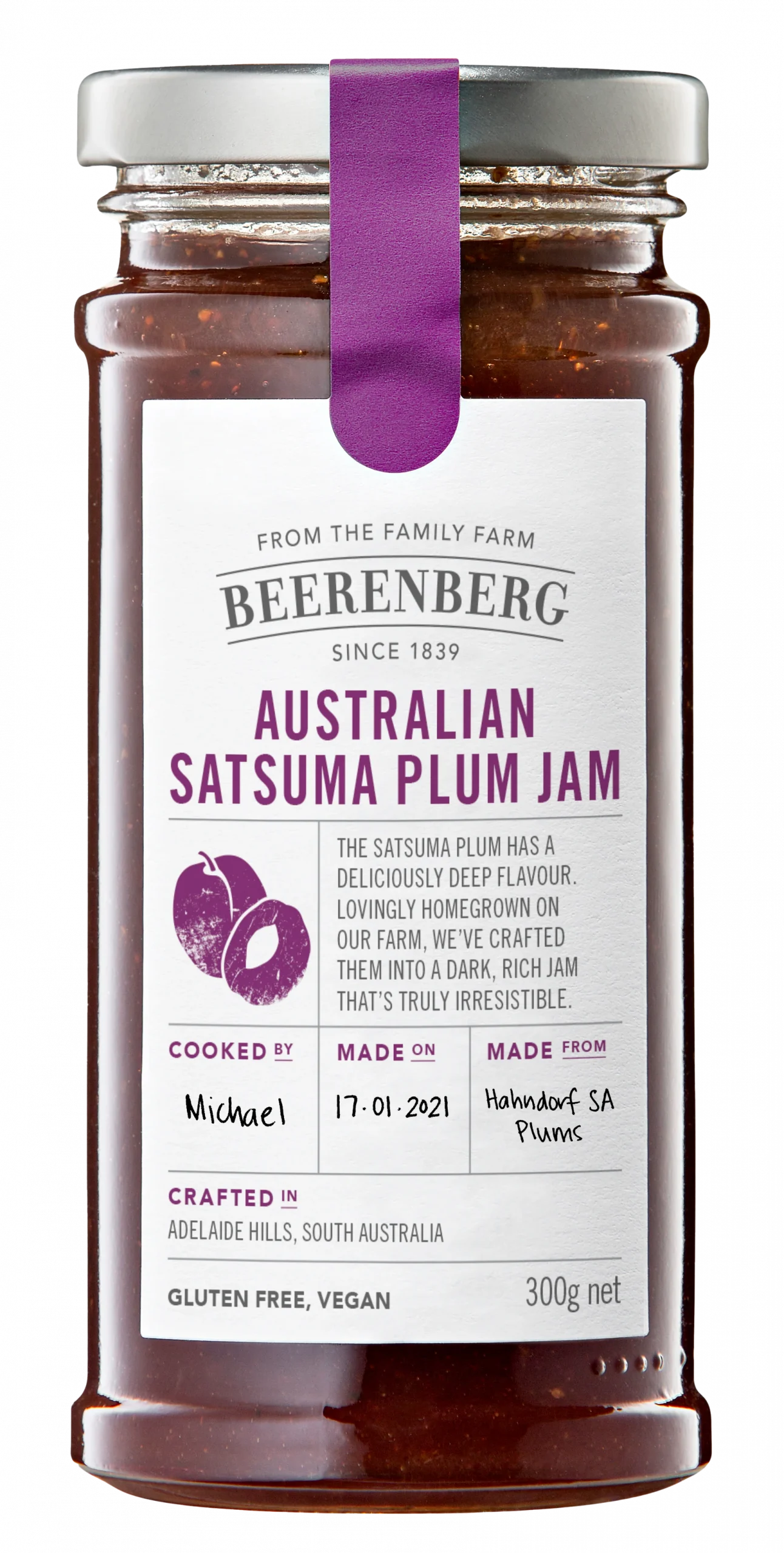 Beerenberg Satsuma Plum Jam 300g
