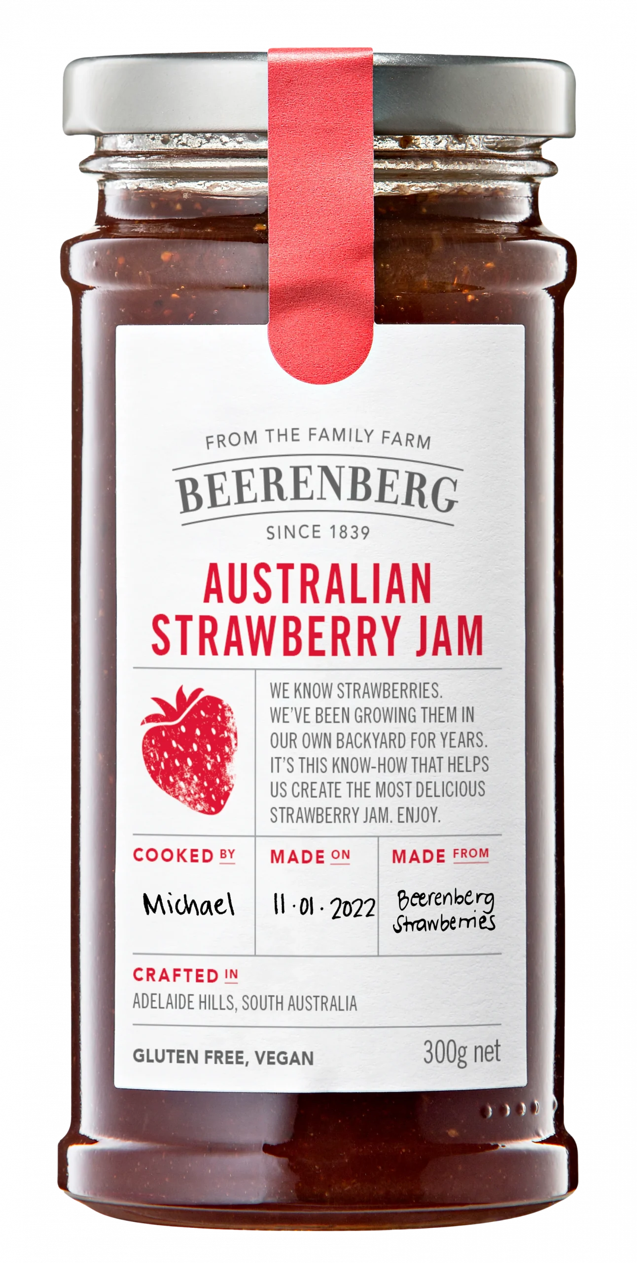 Beerenberg Strawberry Jam 300g