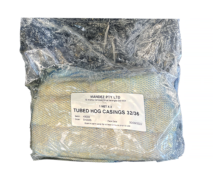 Hog Casings 32/36 Tubed - Double Bundle